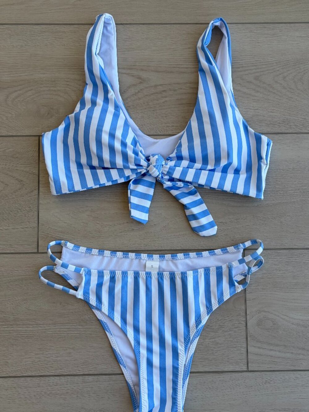 Striped Bikini Set